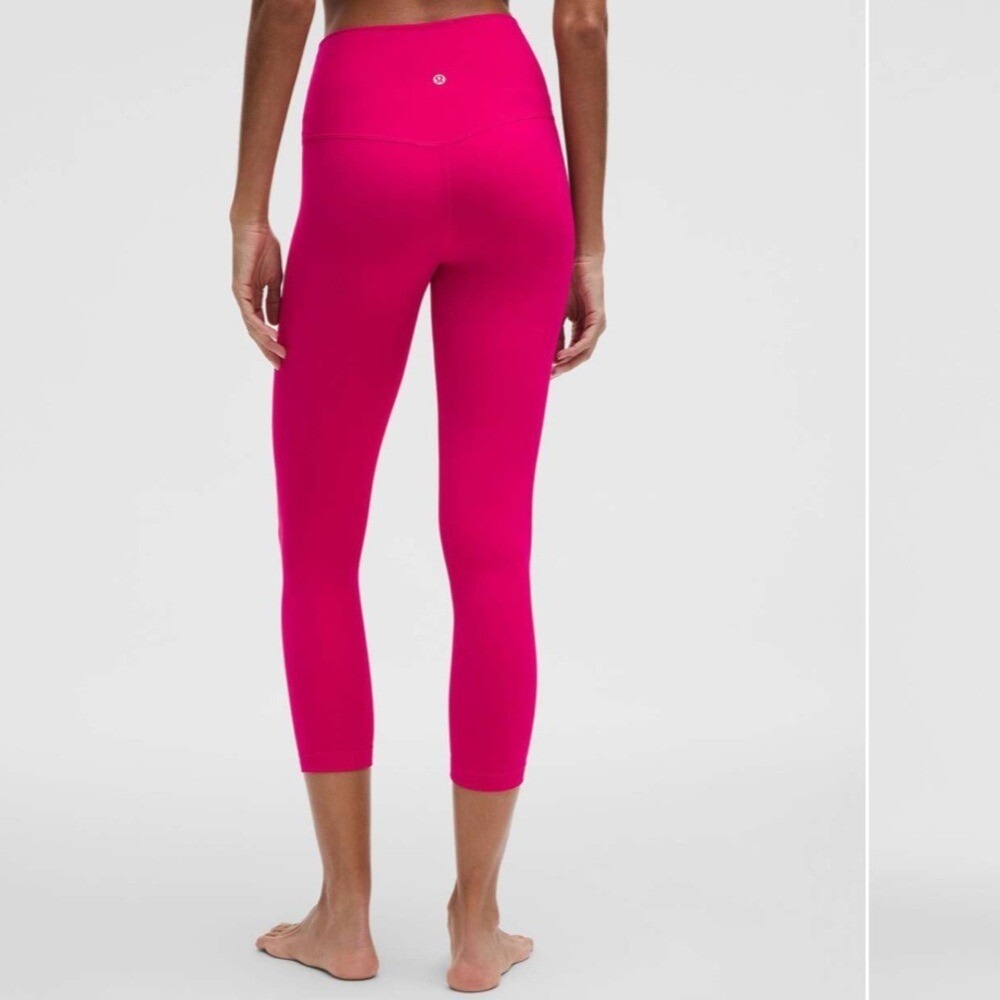 Lululemon Align High-Rise Crop 23" Passionate PINK‎ size 14 NWT